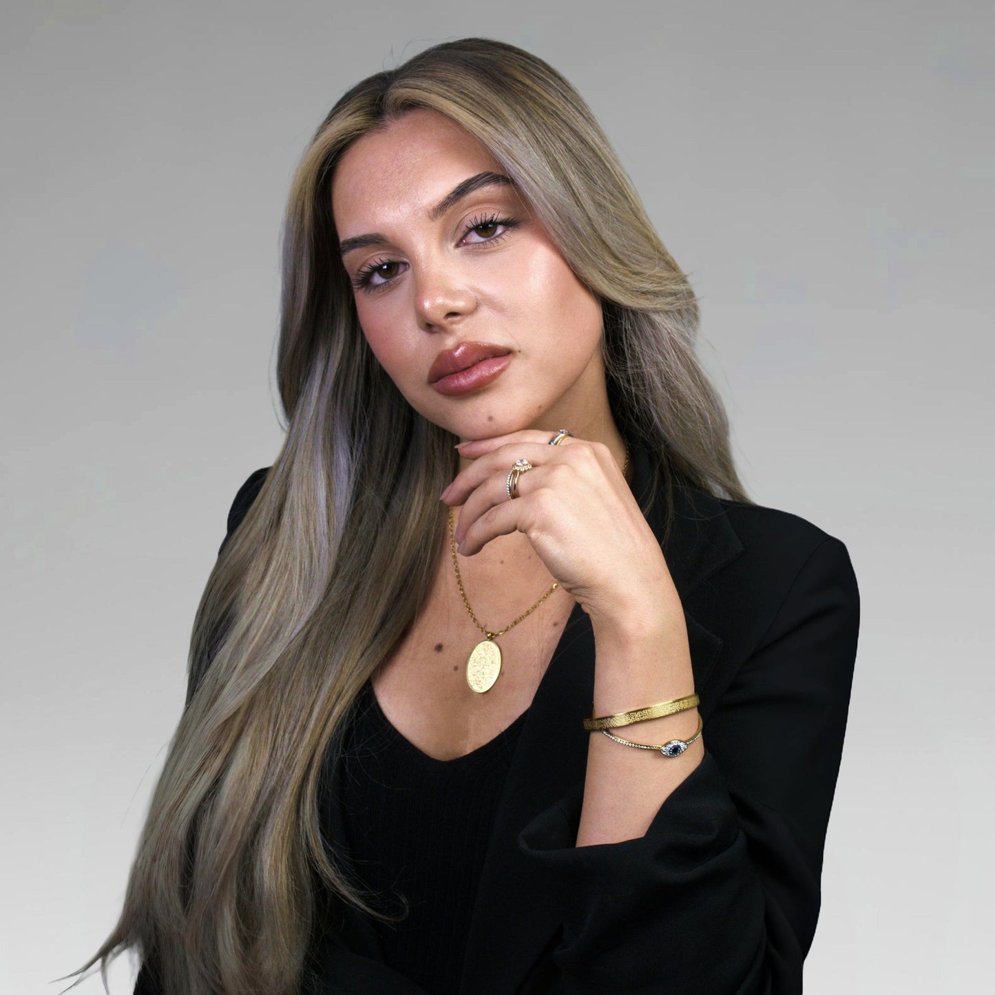 ALTIN KAPLAMA AYET-EL KÜRSİ BİLEKLİK